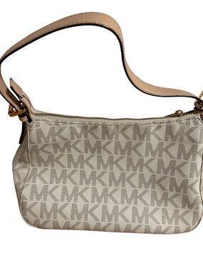 Michael Kors Cream Logo-Print Shoulder Bag NWOT